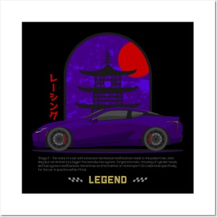 Tuner Purple LC 500 JDM Posters and Art